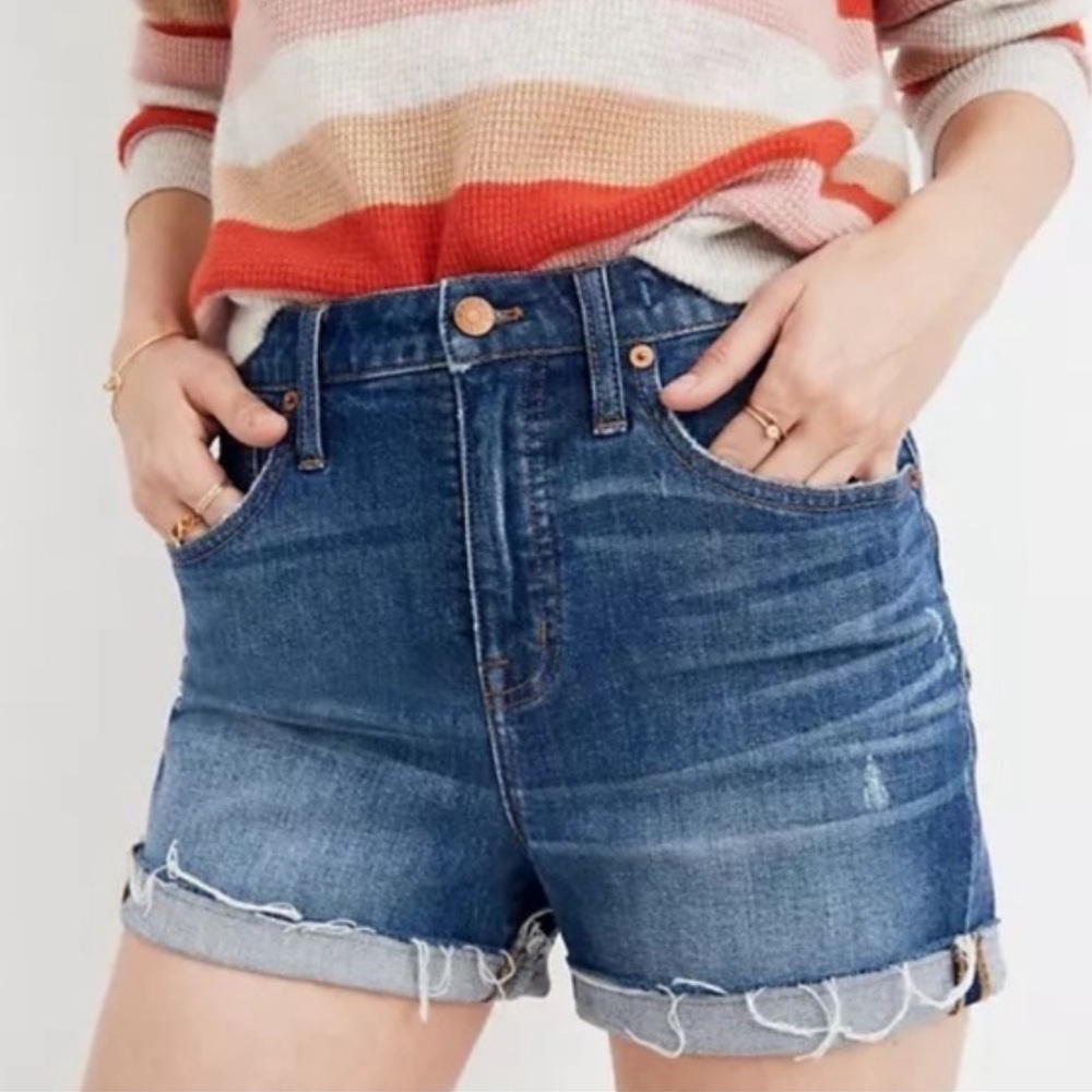 Madewell High Rise Denim Shorts Size 26 - Picture 2 of 6